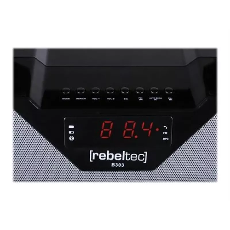 Pārnēsājams Bluetooth skaļrunis Rebeltec SoundBox 400, 20 W, melns
