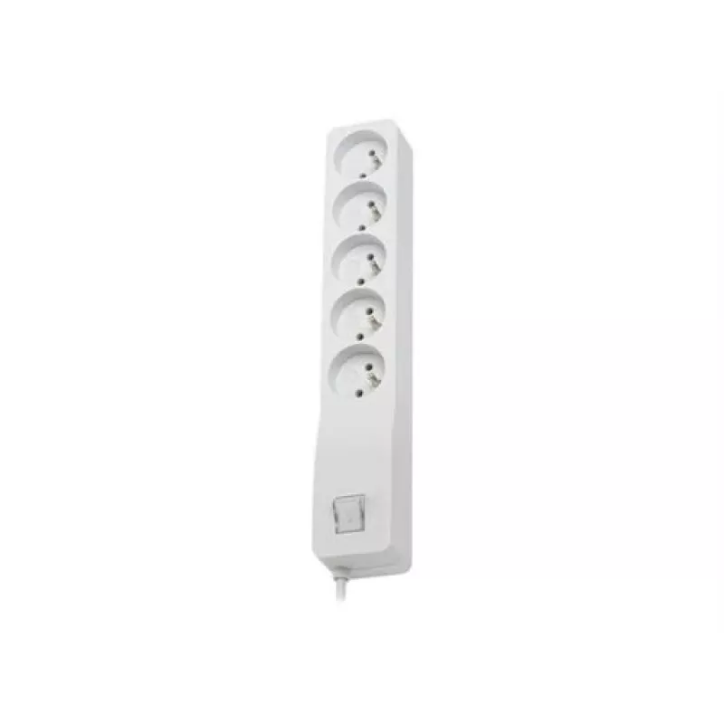 Pārsprieguma aizsargs LESTAR ZX 510 G-A K.:SZ 1,5m Balts 5 kontaktligzdas