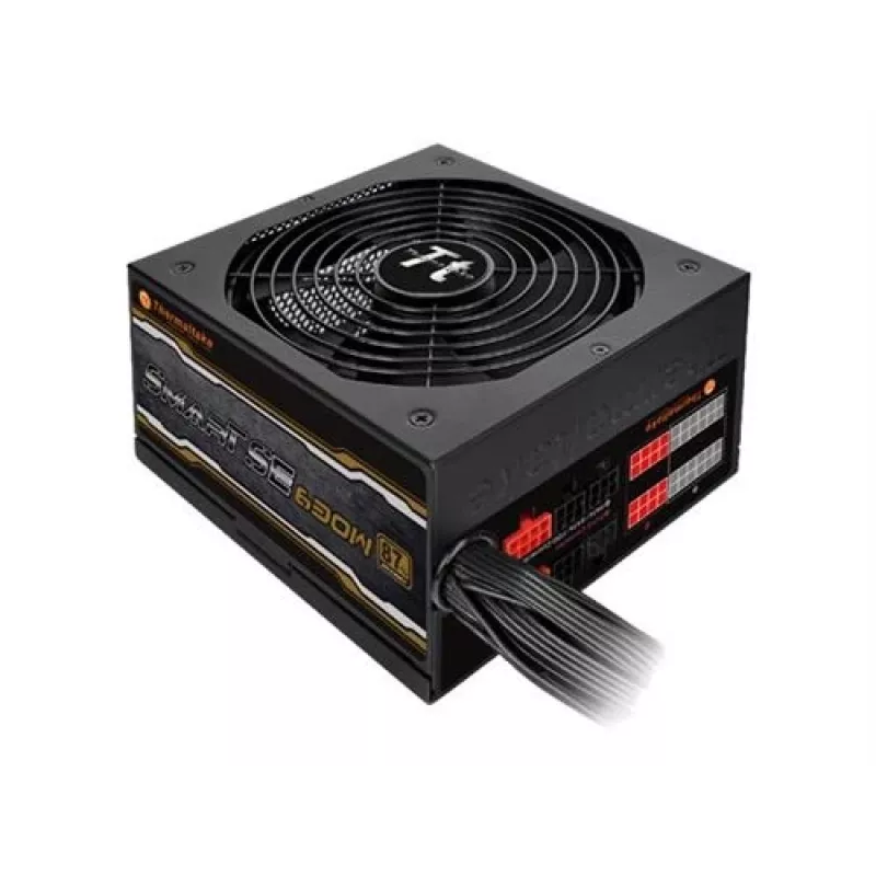Thermaltake Smart SE 630W modulārs ATX barošanas avots, 80 PLUS Gold, aktīvs PFC, 140 mm ventilators, Single Rail