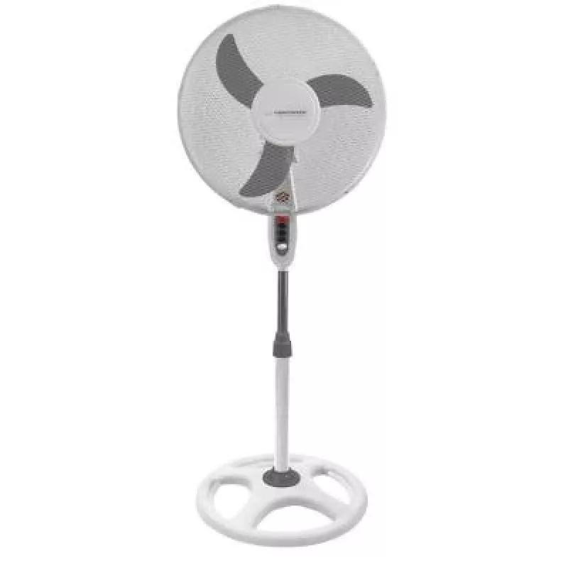 Esperanza EHF002WE, 16'' stāvošais ventilators, balts un pelēks
