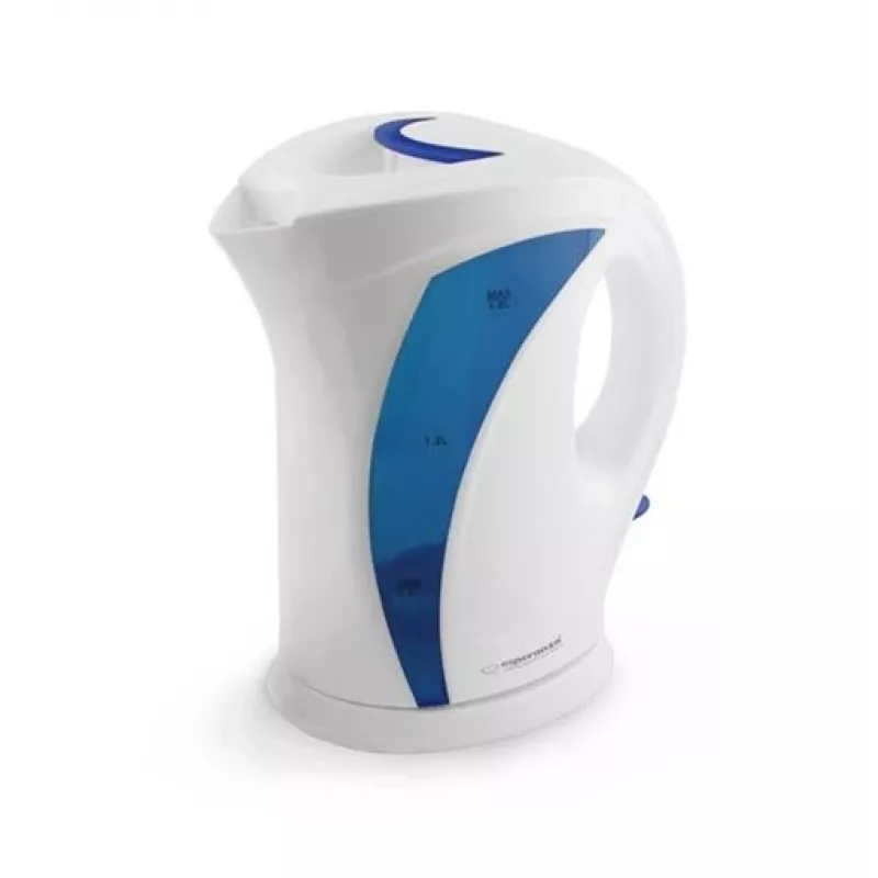 Esperanza EKK018B Elektriskā tējkanna 1,7 L, Balta / Zila