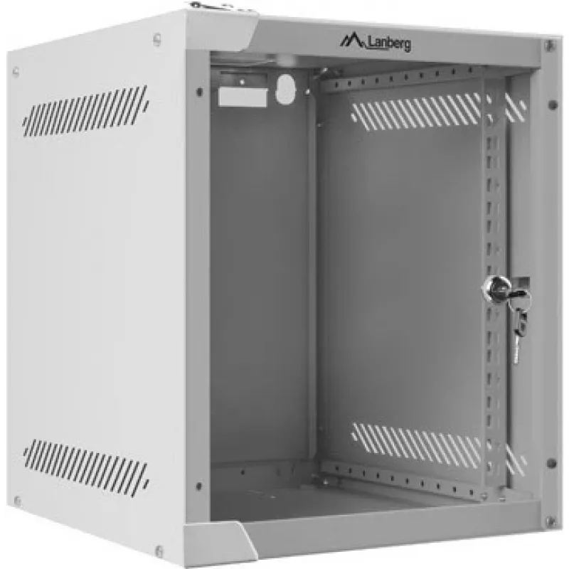 Sienas stiprinājuma rāmis LANBERG WF10-2306-10S, 6U, 336×280×310 mm, pelēks, 20 kg