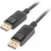 DisplayPort kabelis LANBERG CA-DPDP-10CC-0005-BK 0.5 m, DisplayPort–DisplayPort, Melns