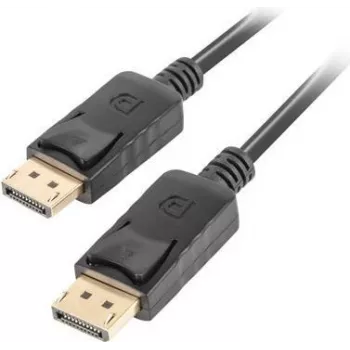 DisplayPort kabelis LANBERG CA-DPDP-10CC-0005-BK 0.5 m, DisplayPort–DisplayPort, Melns