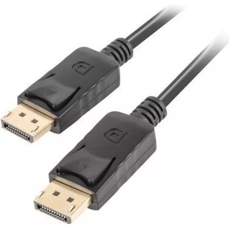 DisplayPort kabelis LANBERG CA-DPDP-10CC-0005-BK 0.5 m, DisplayPort–DisplayPort, Melns