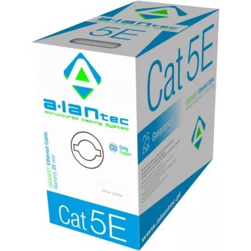 A-LAN KIU5PVC305 tīkla kabelis pelēks 305 m Cat5e U/UTP (UTP)