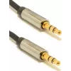 Gembird CCAP-444-0.75M Audio kabelis 3.5mm Mini Jack vīrietis - Mini Jack vīrietis, 0,75m, Melns