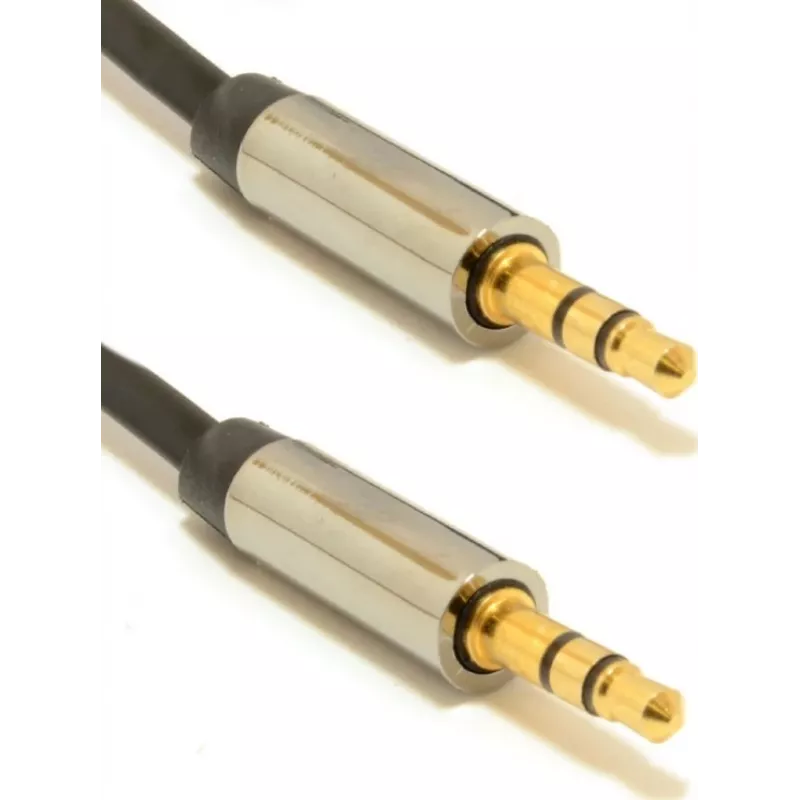 Gembird CCAP-444-0.75M Audio kabelis 3.5mm Mini Jack vīrietis - Mini Jack vīrietis, 0,75m, Melns