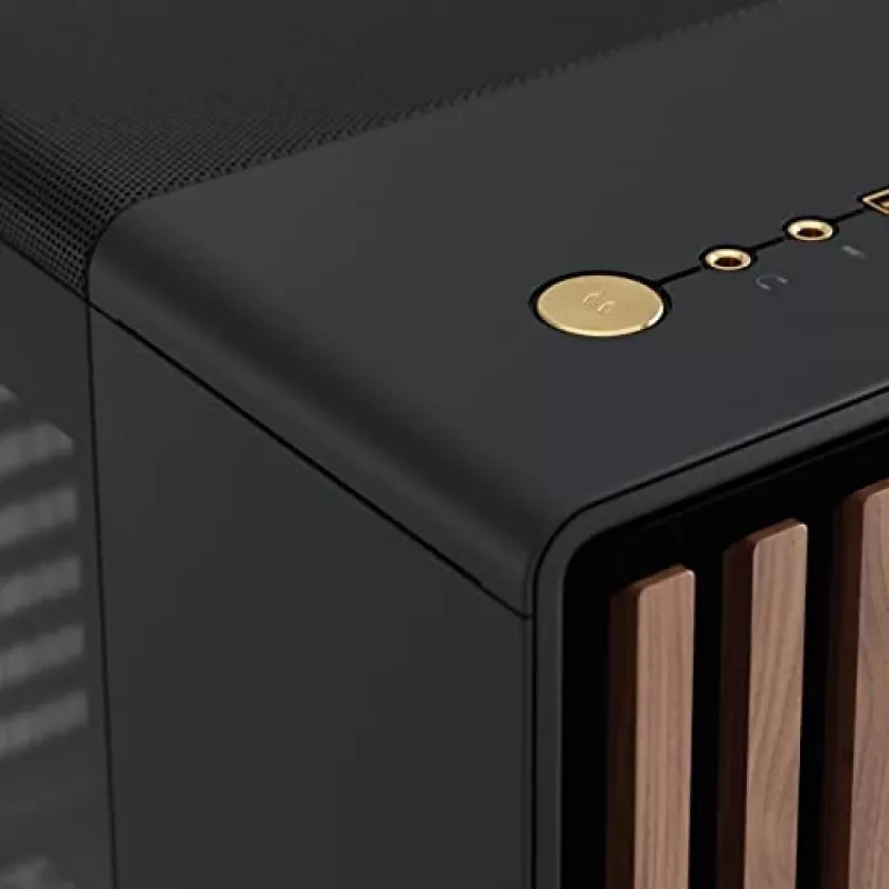 Fractal Design North Midi Tower Black - datora korpuss ar koka priekšpusi