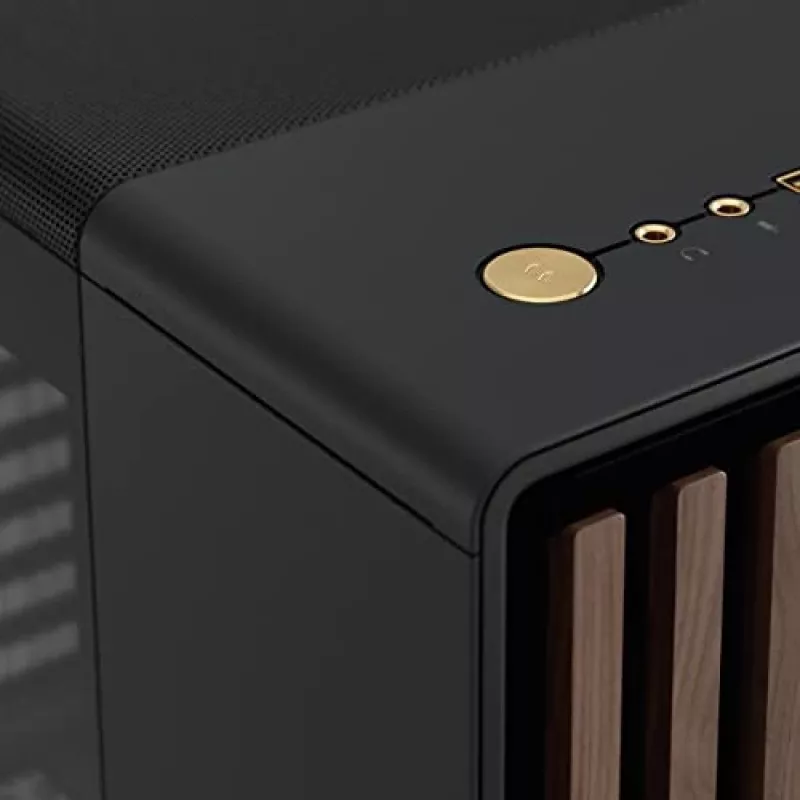 Fractal Design North Midi Tower Black - datora korpuss ar koka priekšpusi