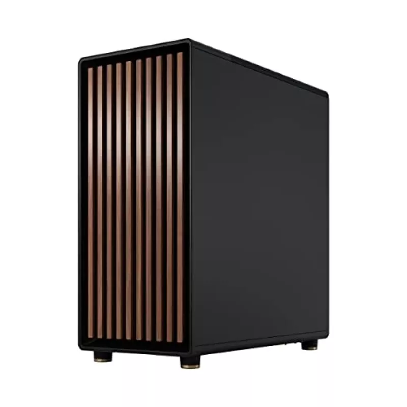Fractal Design North Midi Tower Black - datora korpuss ar koka priekšpusi