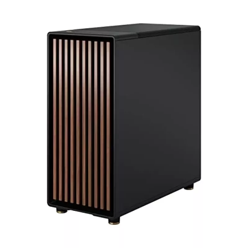 Fractal Design North Midi Tower Black - datora korpuss ar koka priekšpusi
