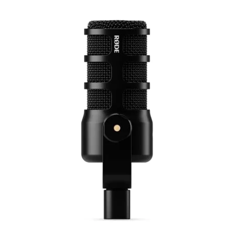 Studijas mikrofons RØDE PodMic USB — kardioīds XLR/USB, 24-bit/48 kHz, USB-C, austiņu izeja, rotējošs skaļums, melns