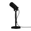 Studijas mikrofons RØDE PodMic USB — kardioīds XLR/USB, 24-bit/48 kHz, USB-C, austiņu izeja, rotējošs skaļums, melns