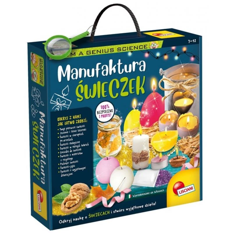 Zinātniskais komplekts Liscianigiochi “Es esmu ģēnijs” Sveču izgatavošana 304-PL10208