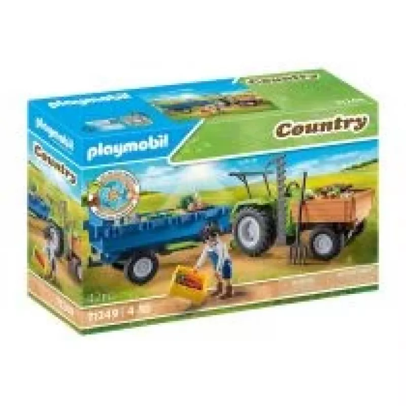 Playmobil Kombains ar Piekabi – Lomu Spēles & Iztēles Rotaļas Bērniem no 6 līdz 9 Gadiem