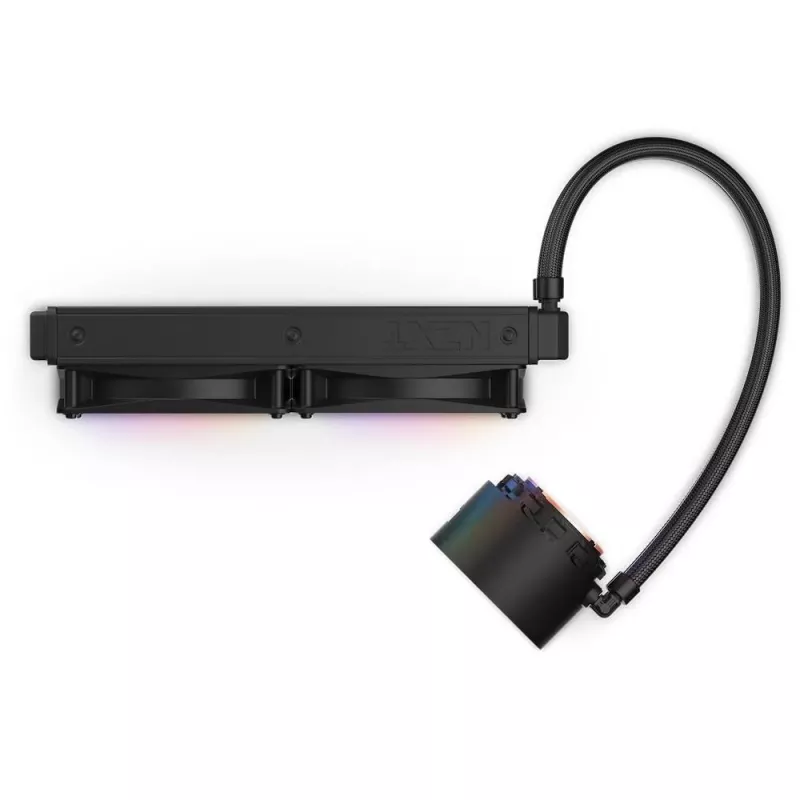 Šķidruma dzesēšanas sistēma NZXT Kraken Elite 240 RGB 12 cm Melna