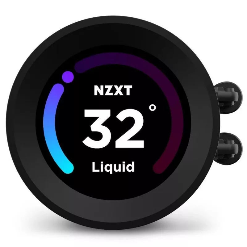 Šķidruma dzesēšanas sistēma NZXT Kraken Elite 240 RGB 12 cm Melna