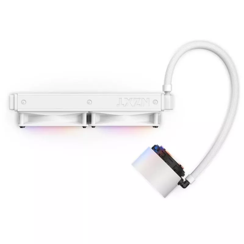 All-in-one šķidruma dzesētājs NZXT Kraken Elite 240 RGB 12 cm Balts