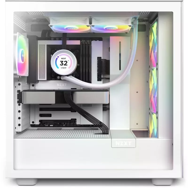 All-in-one šķidruma dzesētājs NZXT Kraken Elite 240 RGB 12 cm Balts