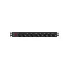 Lanberg PDU-09F-0300-BK 1U statņa PDU, 9x Schuko, 16 A, 3 m, melns