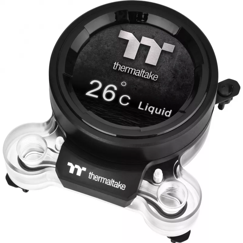 Ūdens dzesēšanas bloks Pacific MX2 Ultra CPU, varš, 2.1 collu LCD temperatūras sensors