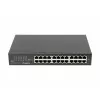 Lanberg RSGE-24 nepārvaldāms tīkla slēdzis ar 24 Gigabit Ethernet portiem, montāža 19" skapī (1U), 48 Gbps