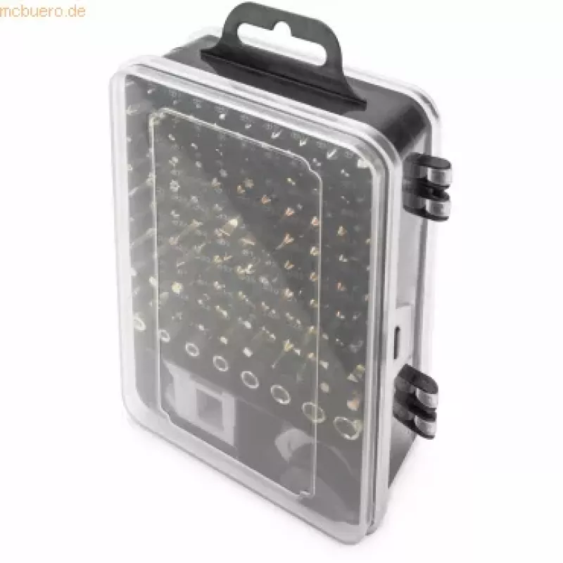 Digitus Precision Mehaniskais Skrūvgriežu Komplekts 115-daļīgs 98 Uzgaļi Security Torx Hex Phillips