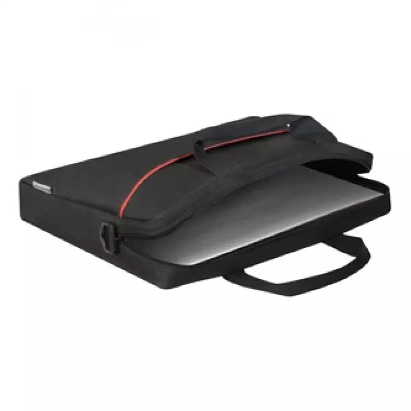 Portfelis DEFENDER Defender Lite 39,6 cm (15,6 inch) klēpjdatoriem, poliesters, melns, 430×310×80 mm