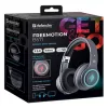 Austiņas Defender FREEMOTION B571 LED bezvadu binaurālas, 4 cm draiveri, 6–8 h akumulators, slēgta akustika, 20–20000 Hz