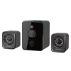 Defender V12 65212 2.1 datora skaļruņu sistēma, 11 W, 5 W basu skaļrunis, USB barošana, LED apgaismojums, melna, 115 x 130 x 223 mm