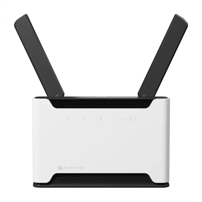 MikroTik Chateau LTE18 - Bezvadu maršrutētājs - 5 portu slēdzis - GigE, 2,5 GigE - Wi-Fi 5, Wi-Fi 6 - Divjoslu (S53UG+5HAXD2HAXD-TC&EG18-EA)