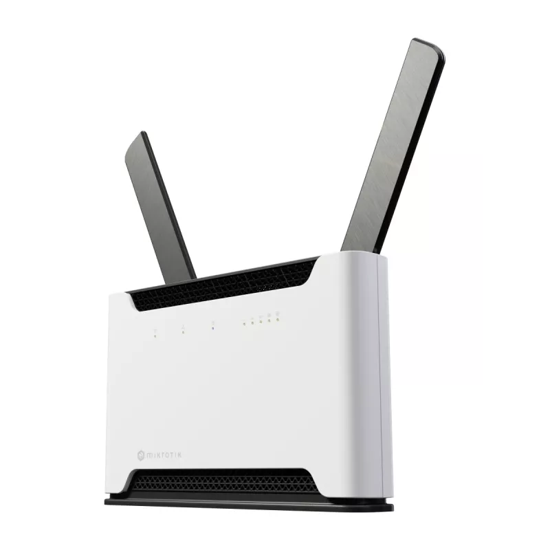 MikroTik Chateau LTE18 - Bezvadu maršrutētājs - 5 portu slēdzis - GigE, 2,5 GigE - Wi-Fi 5, Wi-Fi 6 - Divjoslu (S53UG+5HAXD2HAXD-TC&EG18-EA)