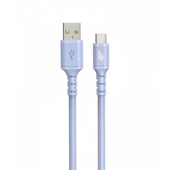 TB kabelis USB-A - USB-C violets 1m