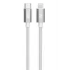 TB kabelis USB-C - Lightning pīts 1m, sudrabs