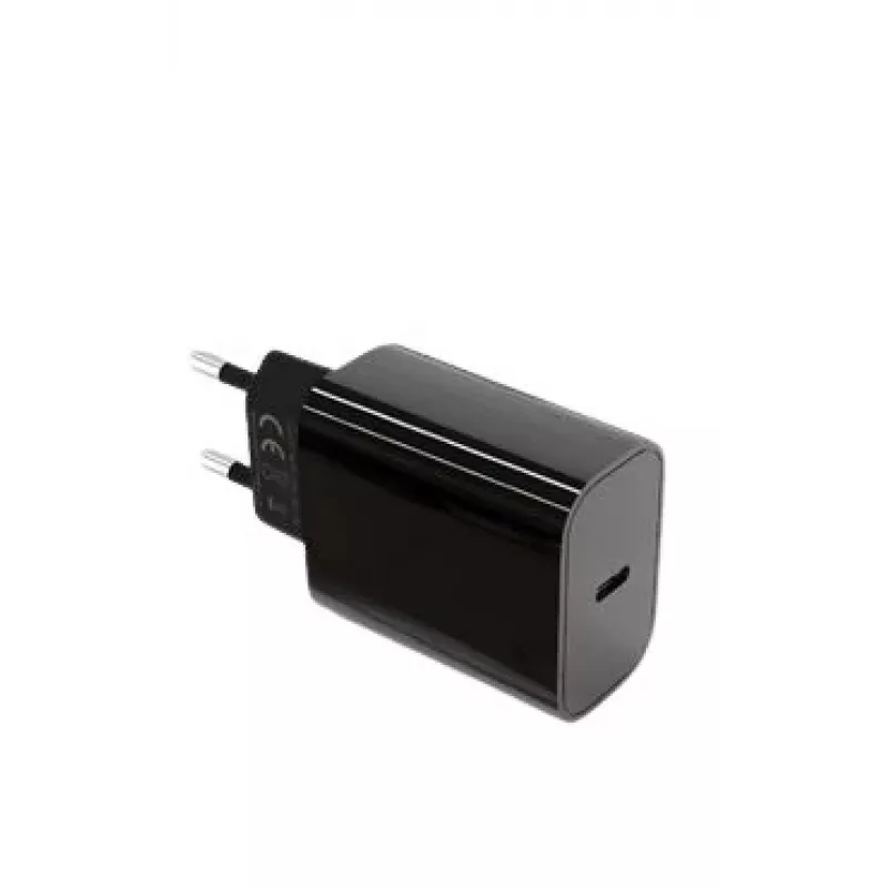 USB-C 20W sienas lādētājs Power Delivery melns