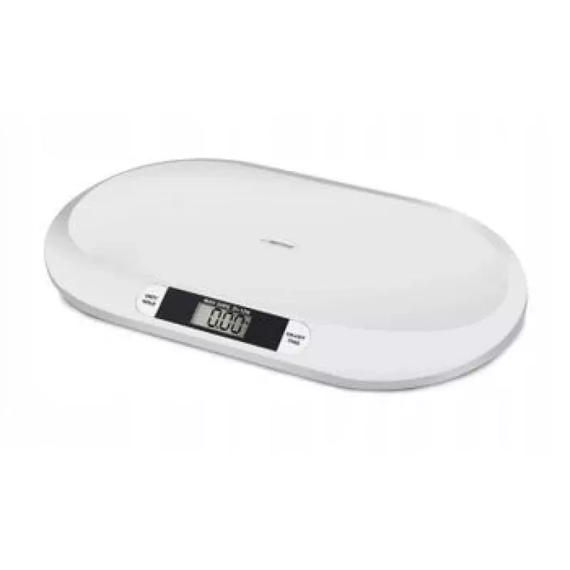 Esperanza EBS019 Bebe elektroniskie svari zīdaiņiem, 20 kg, 10 g precizitāte, LCD displejs, balti