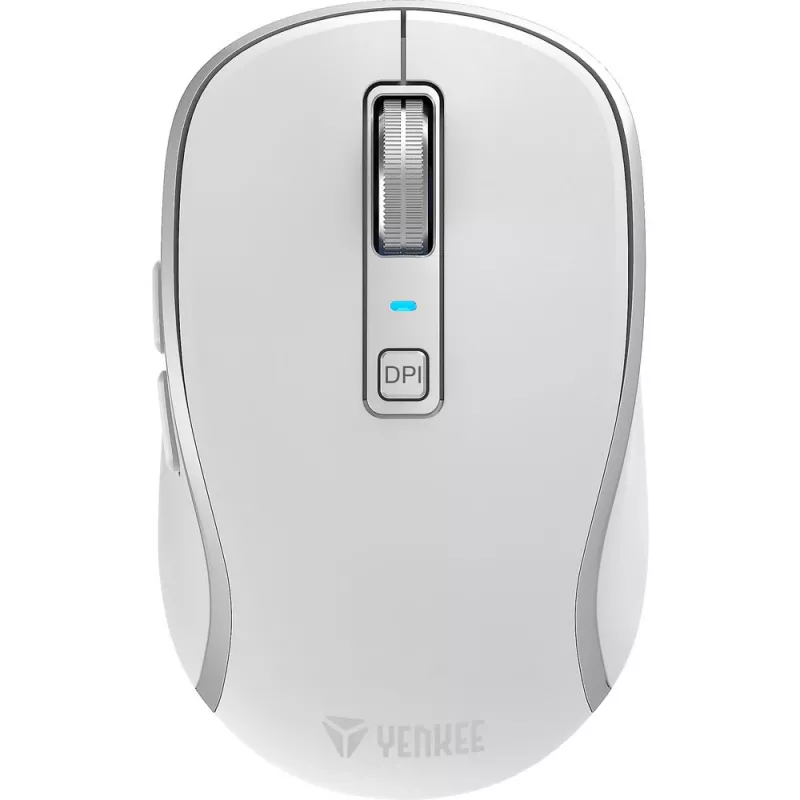 Yenkee YMS 2085WH NOBLE Bezvadu pele DUAL WiFi+Bluetooth, uzlādējama, 5 pogas