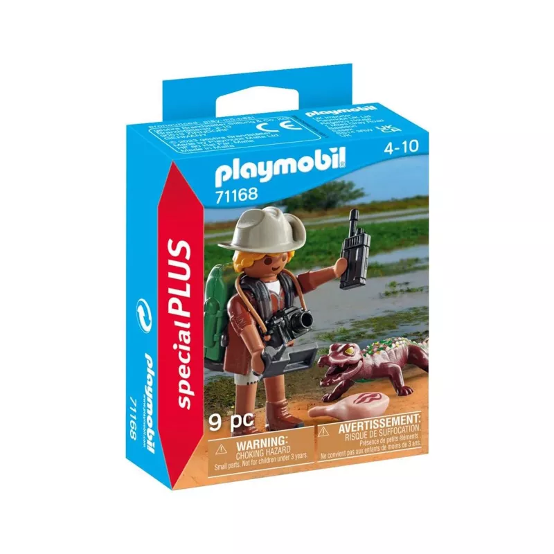 Playmobil Special Plus Pētnieks ar Jaunu Kaimanu Komplekts