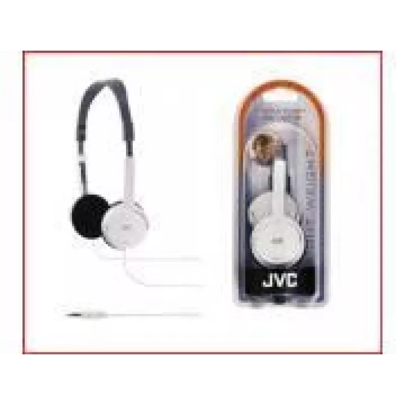 JVC HA-L50W Vieglas austiņas (baltas) Vadu mūzikas austiņas