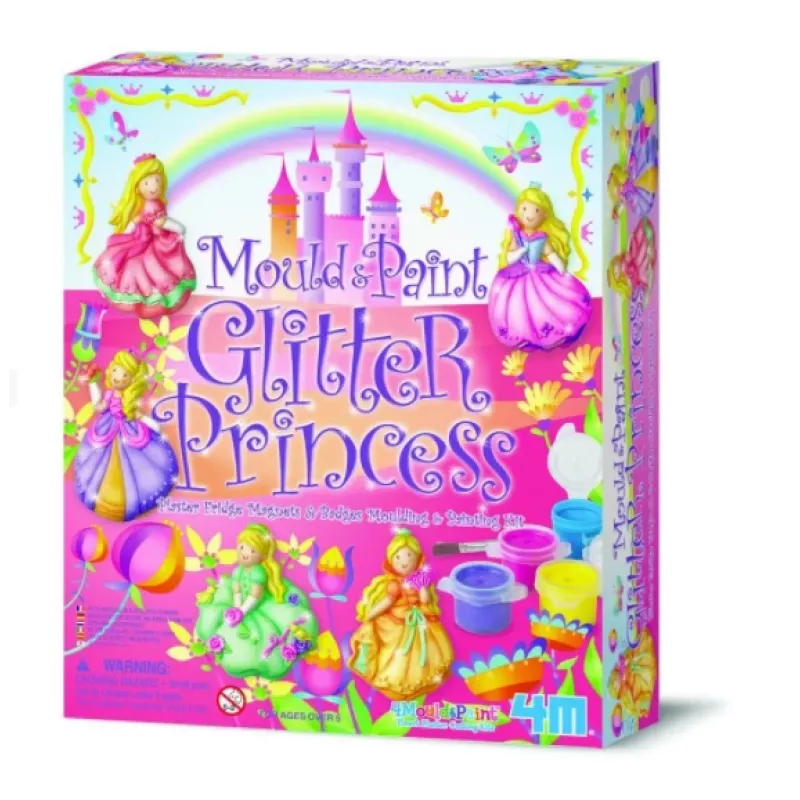 Radošais komplekts 4m Glitter Princesses modelis 3528 — rotāšanas komplekts ar mirdzumiem