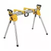 Statīvs ripzāģim DeWalt DE7033 — alumīnija saliekams, 4 kājas, izvēršams līdz 2,5 m, ietilpība 227 kg, 16 kg