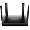Cudy WR3000 bezvadu maršrutētājs Gigabit Ethernet divjoslu (2,4 GHz / 5 GHz) Melns