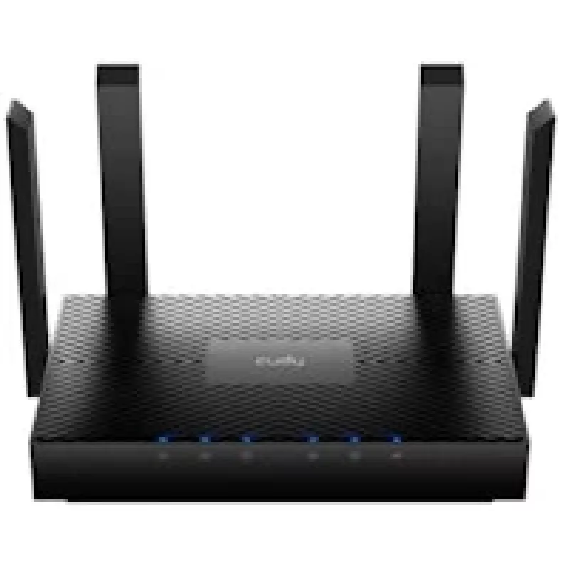 Cudy WR3000 bezvadu maršrutētājs Gigabit Ethernet divjoslu (2,4 GHz / 5 GHz) Melns