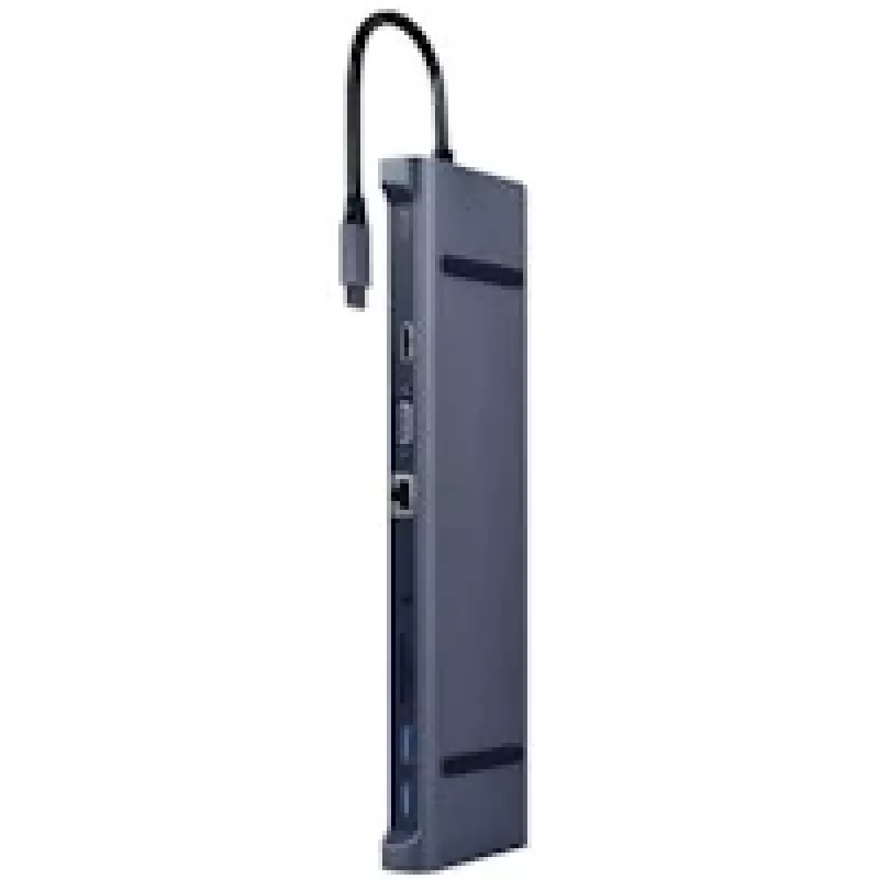 Gembird a-CM-COMBO10-01 klēpjdatora dokstacija / portu replikators, vadu USB