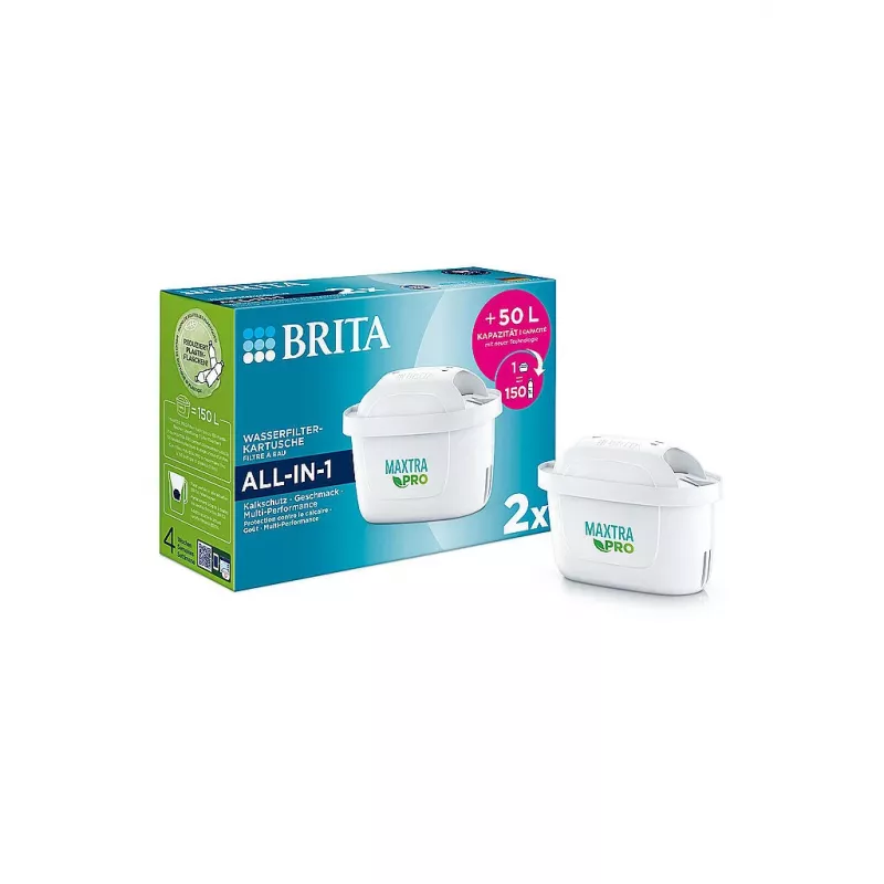 Ūdens filtra kasetne Brita 122003 2 gab. Balta