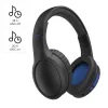 Hama 00184160 Bezvadu un vadu austiņas ar USB Type-C Bluetooth, melnas/zilas