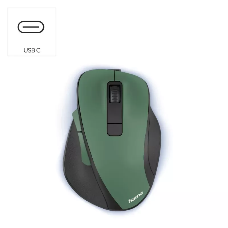 Hama MW-500 uzlādējama pele Office Labā roka RF Bezvadu Optiskā 1600 DPI