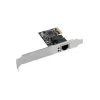 Iekšējā tīkla karte LANBERG PCE-1GB-201, PCI Express, 1× RJ-45 Gigabit (1000 Mbit/s), melna