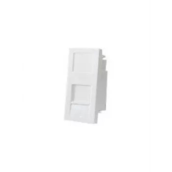 Drošības vāciņš kontaktligzdai Alantec OS002 balts 45×45 mm, 1 gab.